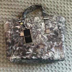 Ted Baker Ornament Crosshatch Shopper Bag